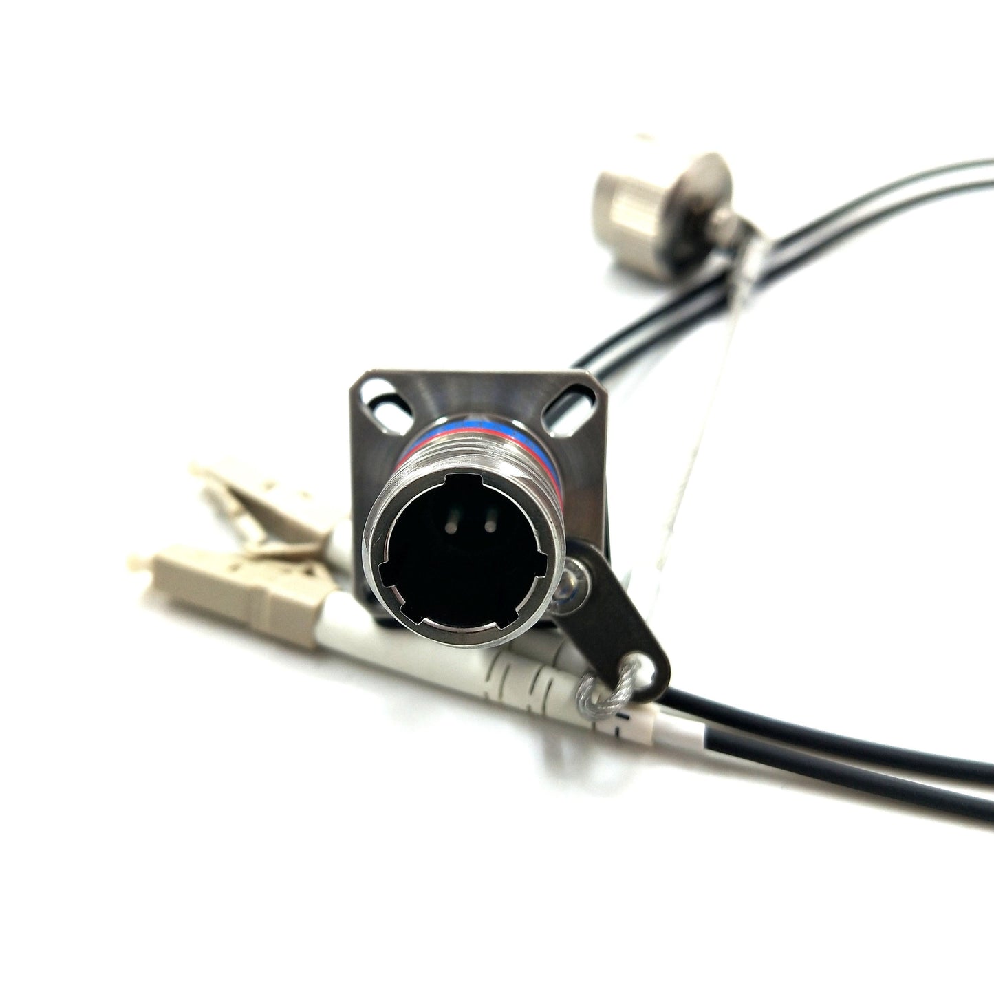 MIL-DTL-38999 Series Standard Circular Connectors 2Cores Socket Fiber Optic Cable Assembly