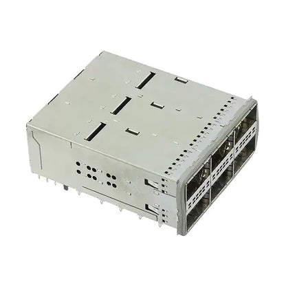 2214565-1 ZQSFP+ Cage Assembly 2x3 Port With Integrated Connector 28 Gb/s