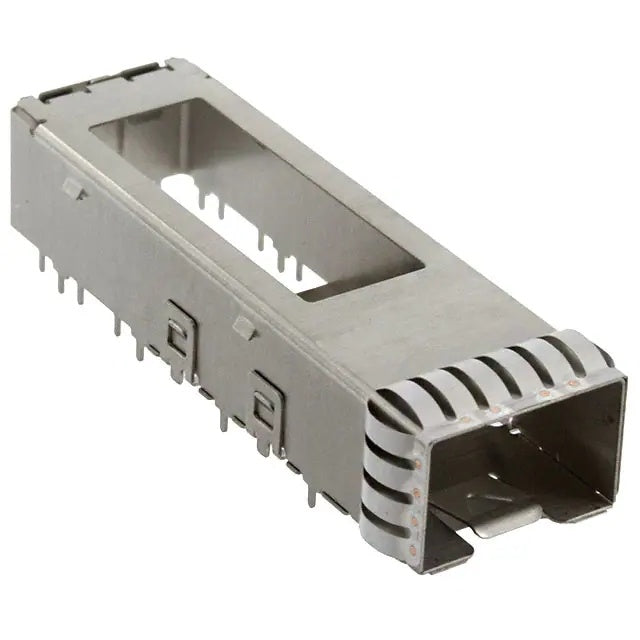2057021-1 Shielded 16 Gb/s SFP+ Cage 1x1 Port Through Hole Solder NO Lightpipe