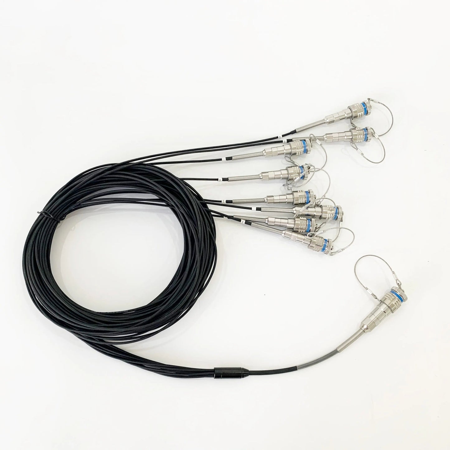 D38999 MT Series GYM18 Fiber Optic 13# 1MT 12cores Plug and SOCKET Connectors Cable Assembly