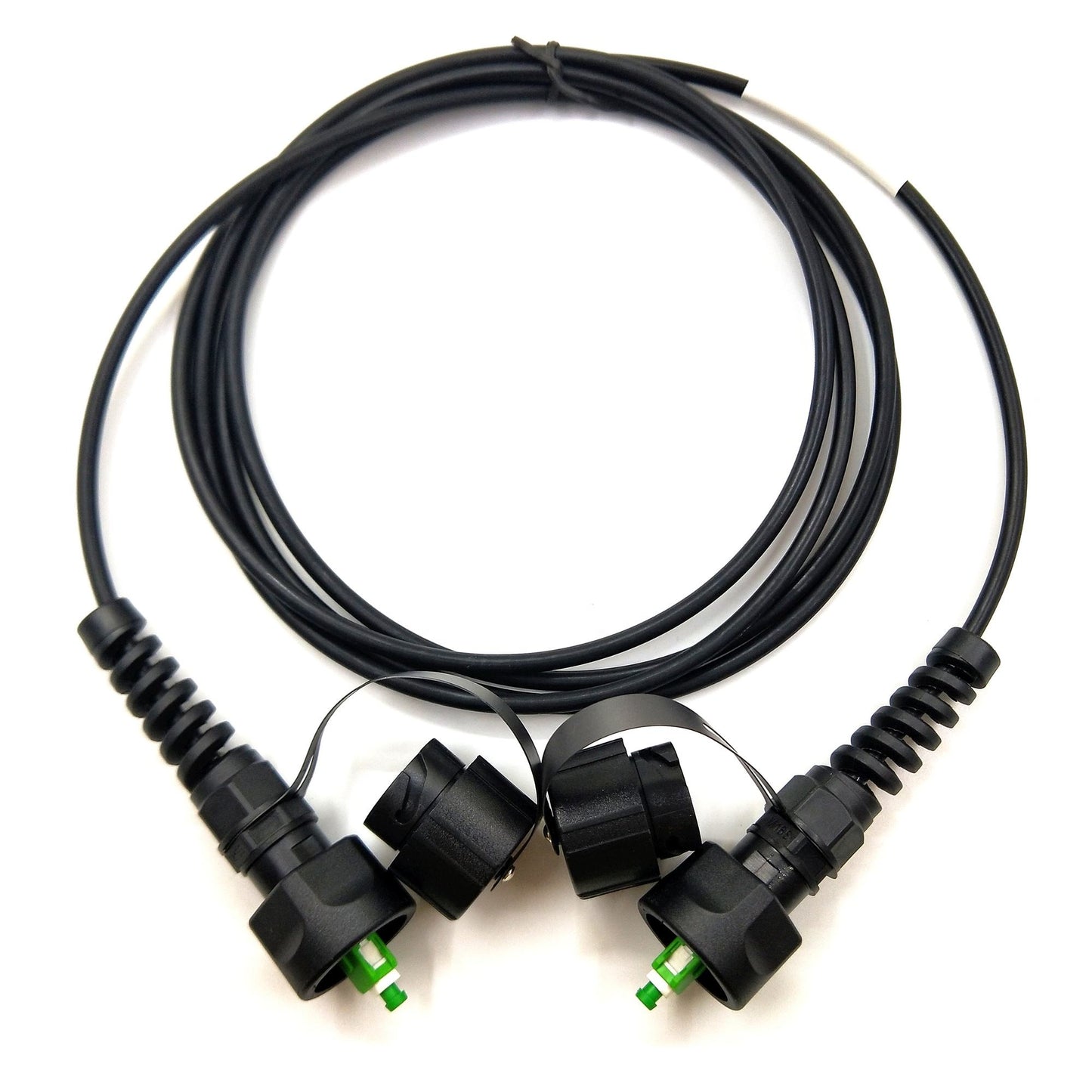 Full AXS FTTA IP67 Connector IP67 Outdoor Fullaxs-LC-10M-SM ODVA LC SC MPO OPTIC FIBER CABLE