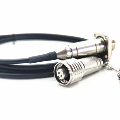 Outdoor Waterproof Tactical Fiber Optical Cable Connector ODC 4 Cores Plug Fiber Cable Assembly
