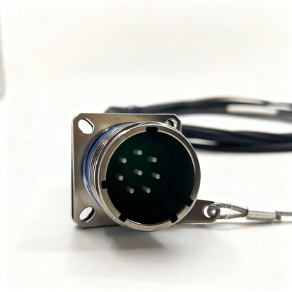 D38999 Series Standard Circular Connectors 15# 8Cores Socket Fiber Optic Cable Assembly