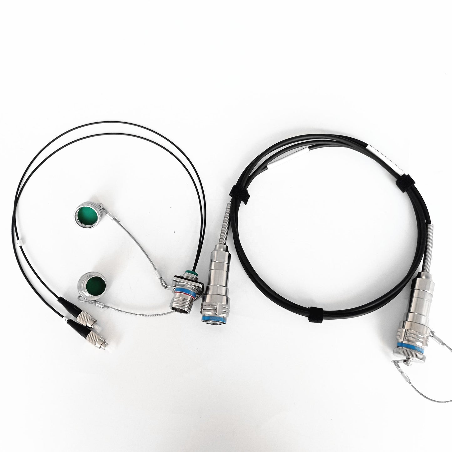 D38999A8 ARINC801 Series IP67 2 pins waterproof connectors fiber optic cable Assembly
