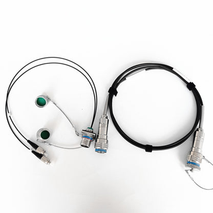 D38999A8 ARINC801 Series IP67 2 pins waterproof connectors fiber optic cable Assembly