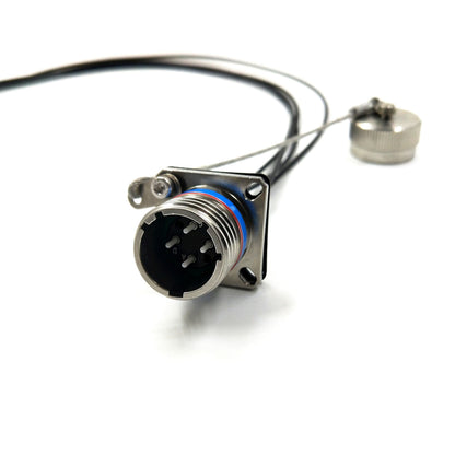 Outdoor D38999 Arnica 801 4 Cores Socket with 4 LC Fiber Optic Connector