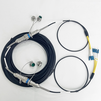J599 / Series standard circular connectors Plug fiber optic cable Assembly