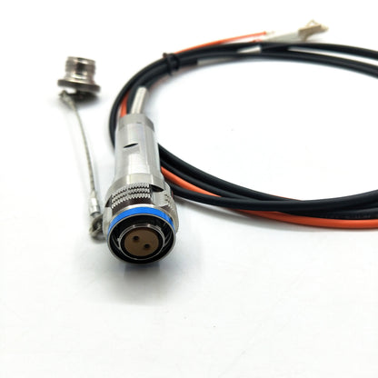 D38999 Series Standard Circular Connectors 2Cores Plug Fiber Optic Cable Assembly