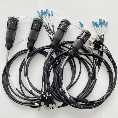 YZA Fiber Connectors 8 Cores YZA08P YZA08S IP67 Waterproof Specialty Harsh Environment Application with Cable Reels
