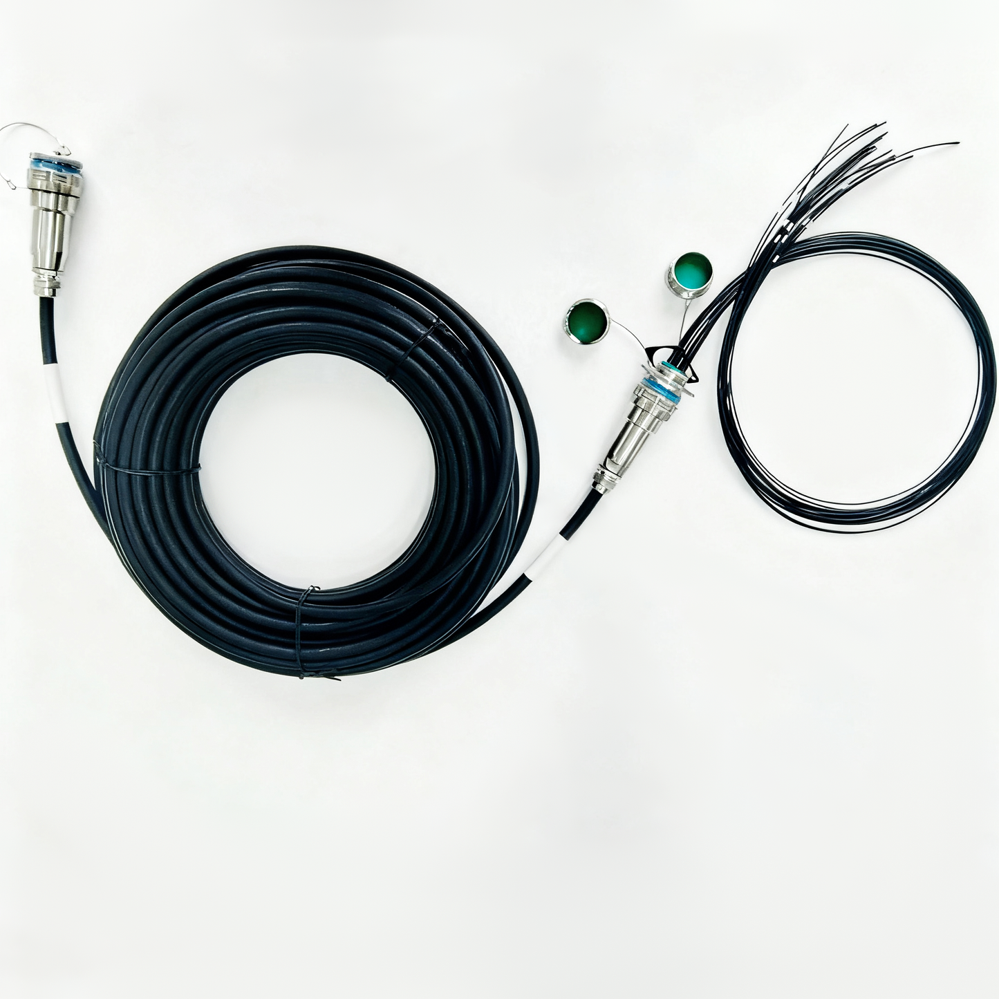 D38999 16Cores POF Fiber Connectors Plug and Socket with Pigtail J599POF/26KD16B1N-J599POF/26KD16B1N Fiber Optic Assembly