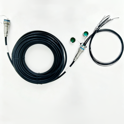 D38999 16Cores POF Fiber Connectors Plug and Socket with Pigtail J599POF/26KD16B1N-J599POF/26KD16B1N Fiber Optic Assembly