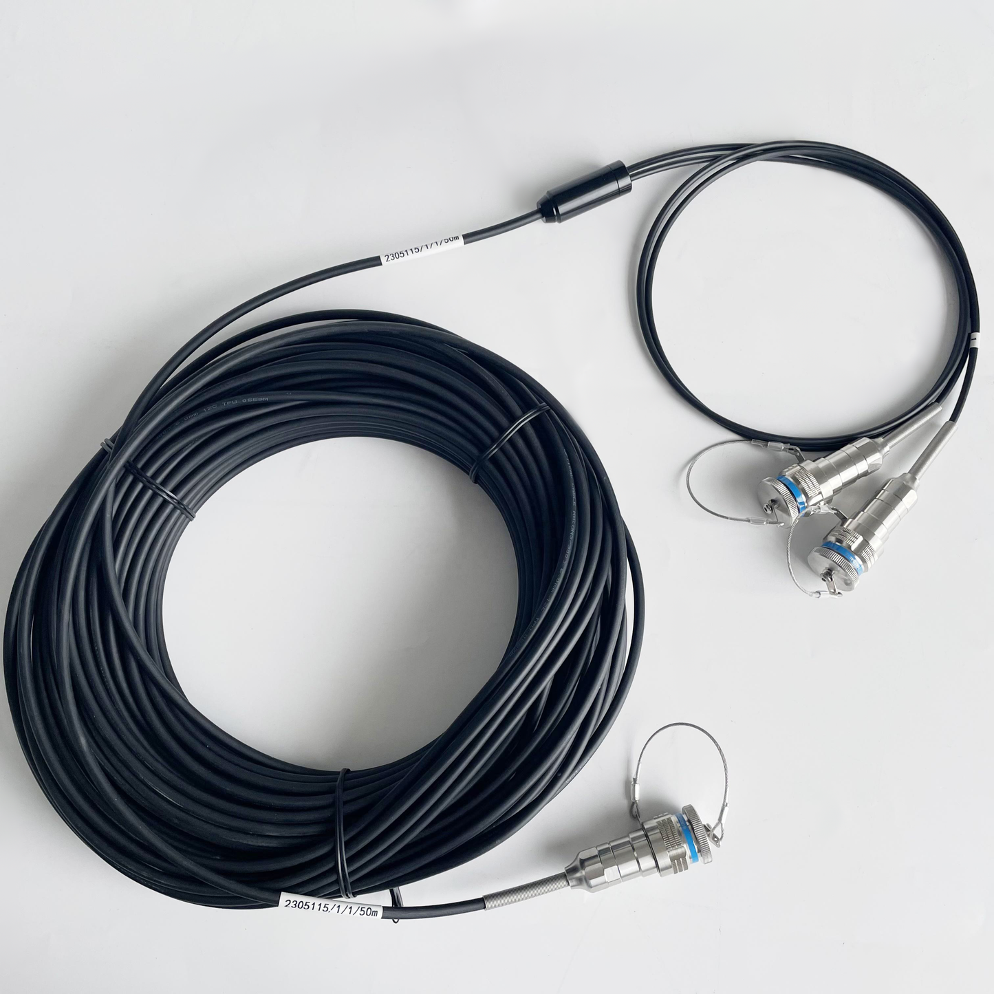MIL-DTL-38999/26KC08B1N GJB599 /20KC08A1N Series Standard Circular Connectors Plug Fiber Optic Cable Assembly