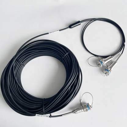 MIL-DTL-38999/26KC08B1N GJB599 /20KC08A1N Series Standard Circular Connectors Plug Fiber Optic Cable Assembly