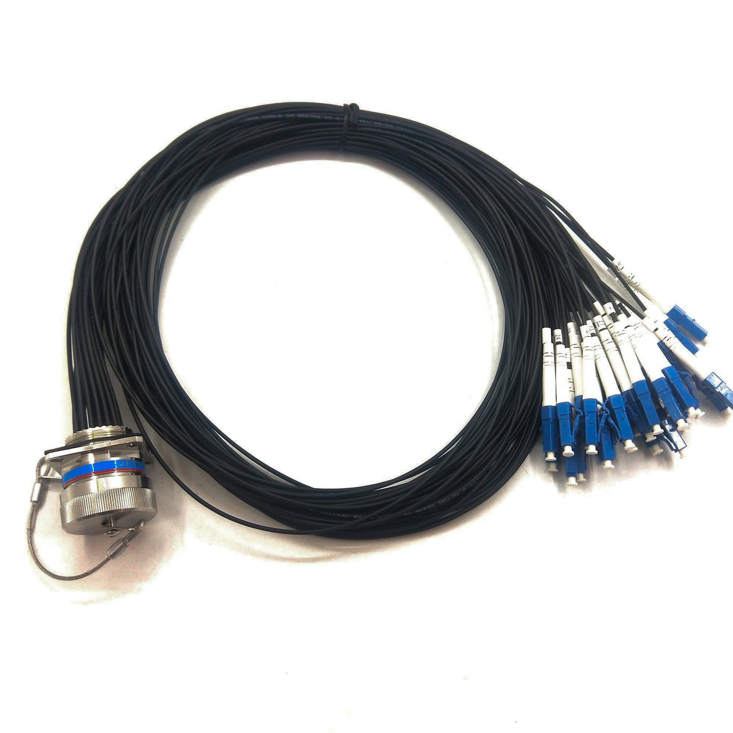 D38999GJ599/20KF32A1N Series Connectors Terminals Fiber Optic Cable Assembly