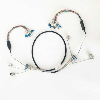 MIL-DTL-38999 MT Series GYM15 Fiber Optic 11# 1MT 12Cores/24Cores/48cores Plug and SOCKET Connectors Cable Assembly