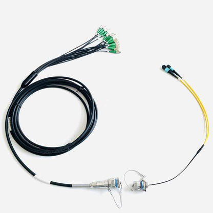 MIL-DTL-38999 MT Series GYM15 Fiber Optic 11# 1MT 12Cores/24Cores/48cores Plug and SOCKET Connectors Cable Assembly