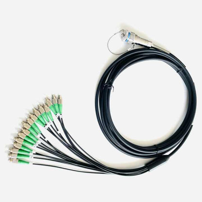 MIL-DTL-38999 MT Series GYM15 Fiber Optic 11# 1MT 12Cores/24Cores/48cores Plug and SOCKET Connectors Cable Assembly