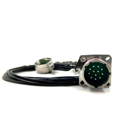 D38999 Series Fiber Optic Connectors 15# 12Cores Cable Assembly