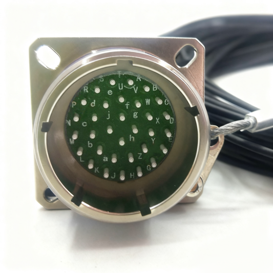 D38999 32Cores Single Mode Fiber Cable Plug and Socket J599/20KF32A1N -32LC Fiber Optic Cable Assembly