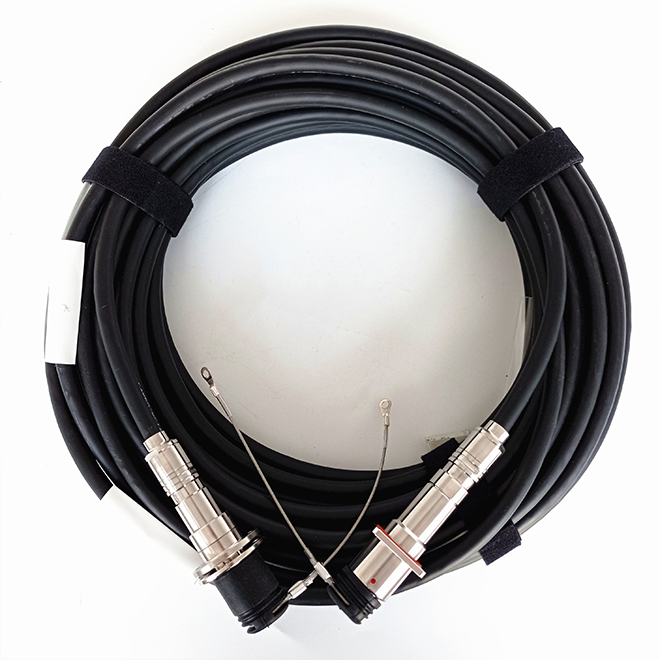 HDTV Fiber Connector 3K 93c PBW FCMRCA 3K/GS Socket Camera and Broadcasting SMPTE Hybrid Cable Assemblies