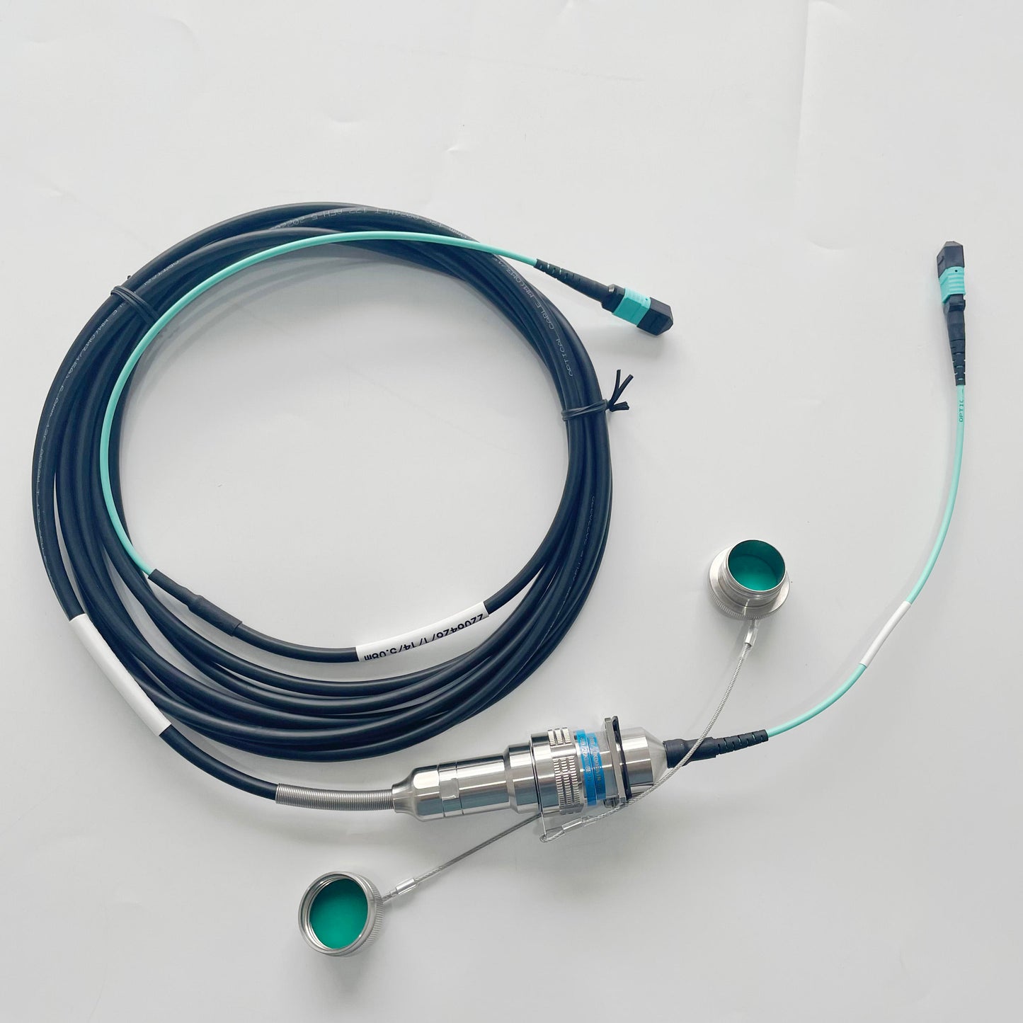MIL-DTL-38999/26KD08B1N GJB599 /20KD08A1N Series Standard Circular Connectors Plug Fiber Optic Cable Assembly