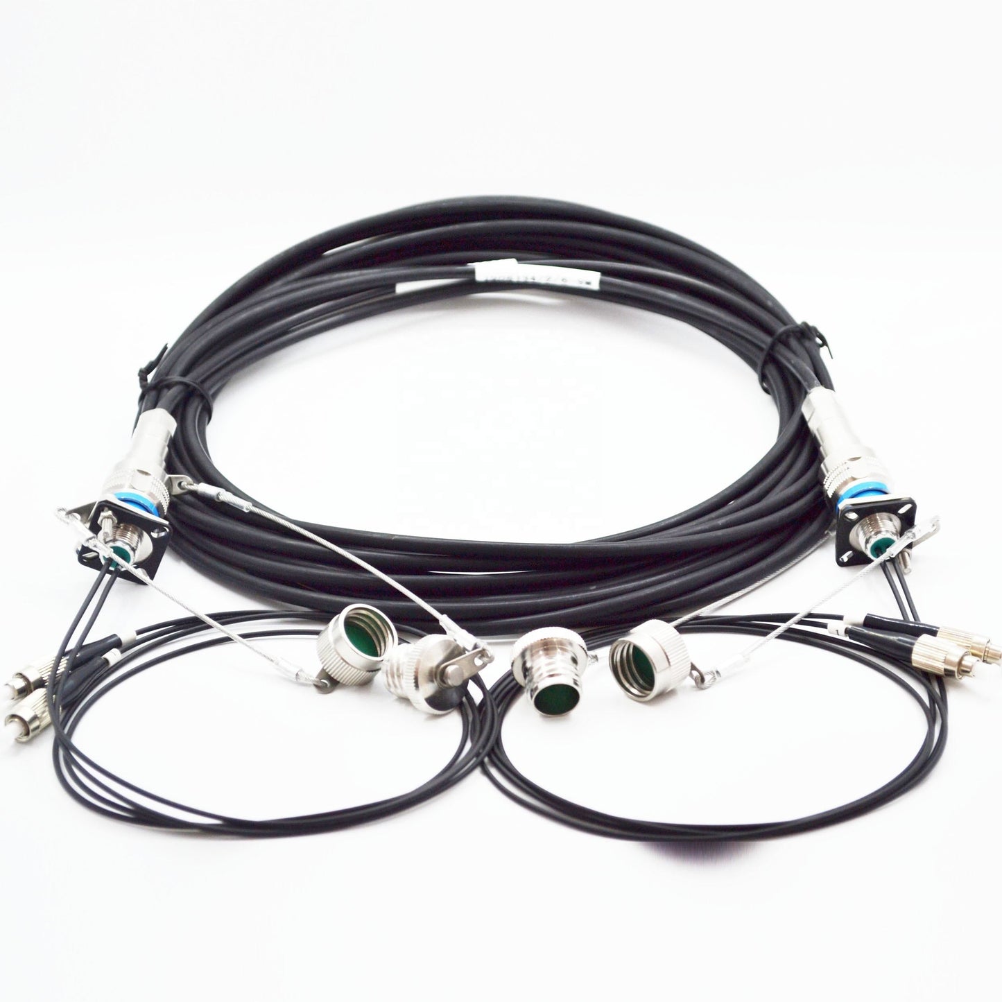 MIL-DTL-38999 D38999/26KB02B1N Series Standard Circular Connectors Plug Fiber Optic Cable Assembly