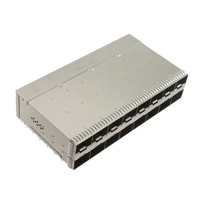 TE 2198346-5 zSFP+ Receptacle with Cage Ganged (2x8) Connector External Springs 32 Gb/s