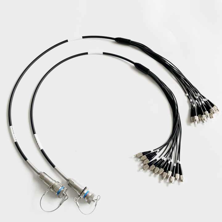 D38999 MT Series GYM15 Fiber Optic 11# 1MT 12Cores/24Cores/48cores Plug Connectors Cable Assembly