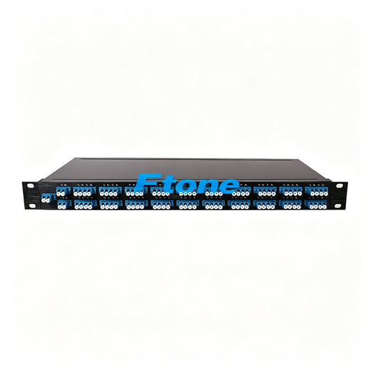 64 channels, 1RU Rack Mount, Simplex Uni-directional, Athermal AWG, DWDM  Demux