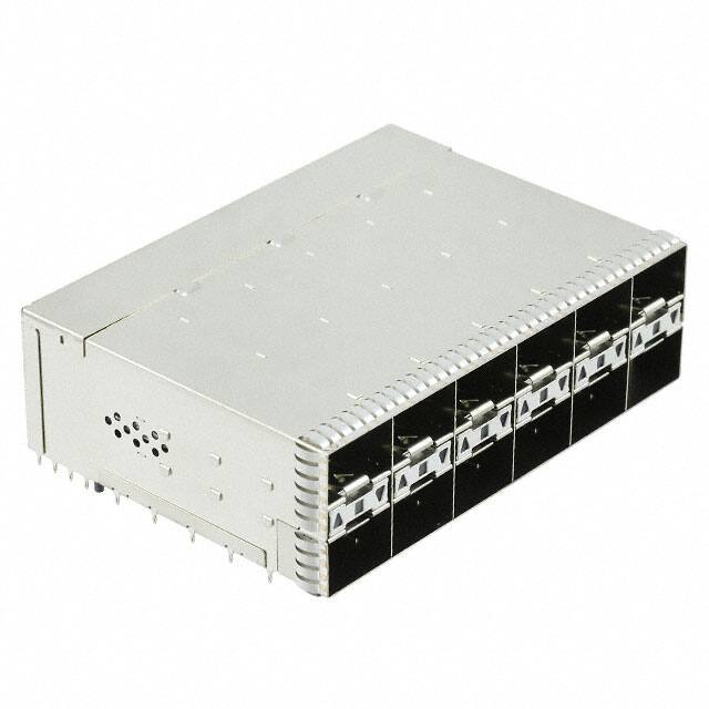 1-2198339-7 TE zSFP+ Receptacle with Cage Ganged (2x6) Connector 32 Gb/s Included Lightpipe