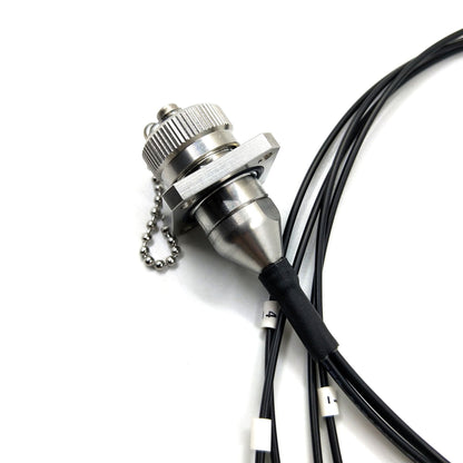 Outdoor ODC Waterproof Tactical Fiber Cable Connector ODC 2/4 Cores Plug Armored Cable Patch Cord