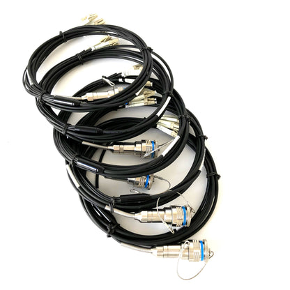MIL-DTL-38999/26KD08B1N GJB599 /20KD08A1N Series Standard Circular Connectors Plug Fiber Optic Cable Assembly