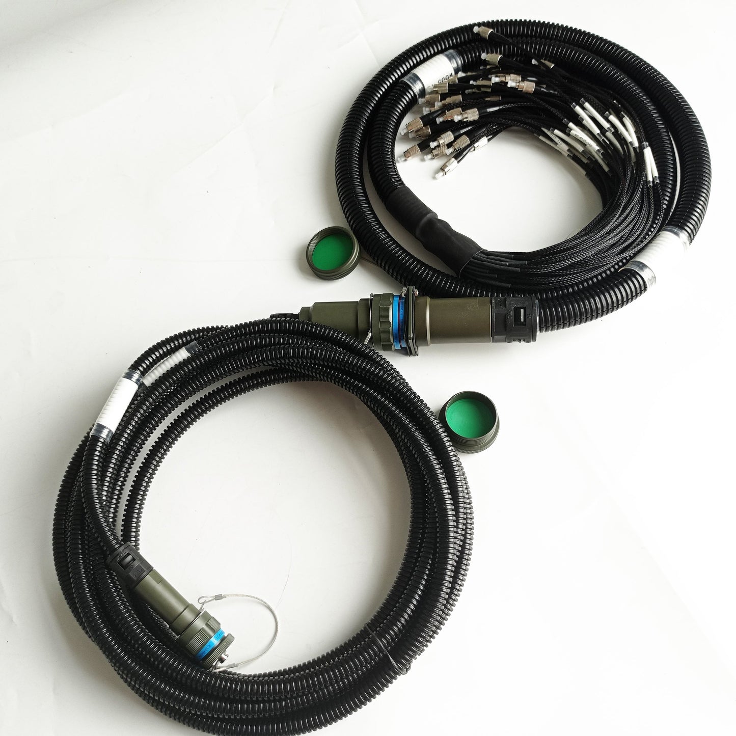 D38999 J599 ARINC801 Series Waterproof Connectors Fiber Optic Cable Assembly