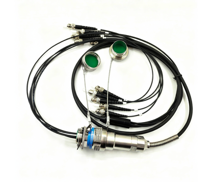 D38999 5Cores single mode fiber cable Plug and Socket J599/26KC05B1N -5ST fiber optic cable Assembly