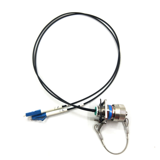 D38999 Series standard circular connectors 2Cores socket fiber optical Cable Assemblies
