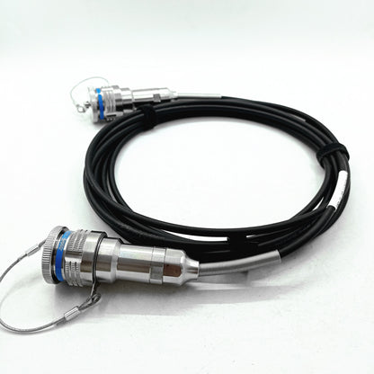 D38999A8/26KD06N ARINC801 Series 6pins IP67 Waterproof Connectors Fiber Optic Cable Assembly