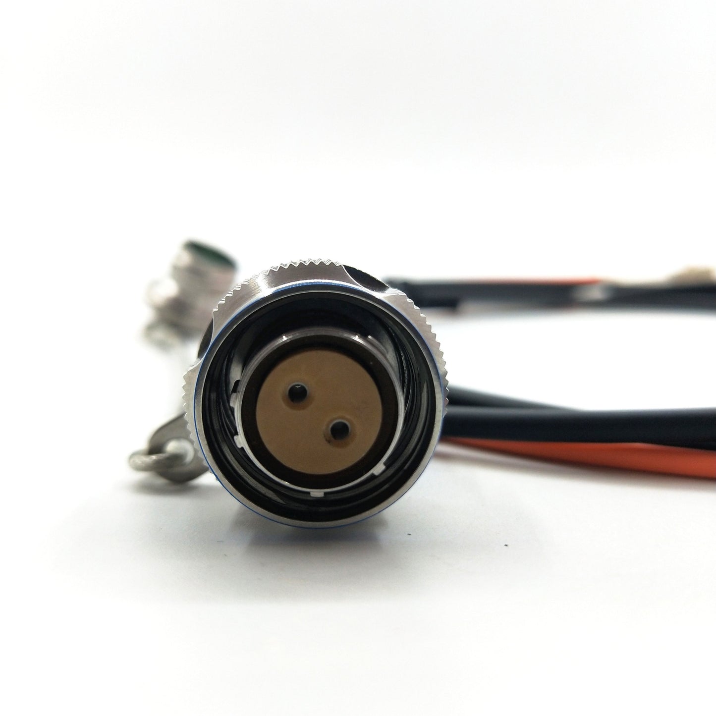 D38999 Series Standard Circular Connectors 2Cores Plug Fiber Optic Cable Assembly