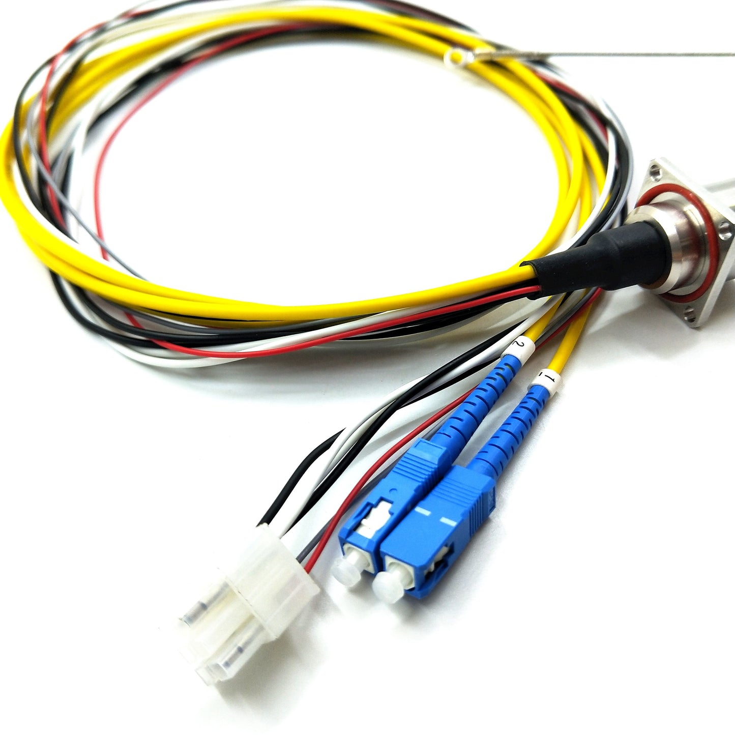 Self-latching Connector SMPTE Hybrid Fiber Cable Socket Assembly EDW FXW with LC/FC/SC/ST Connector