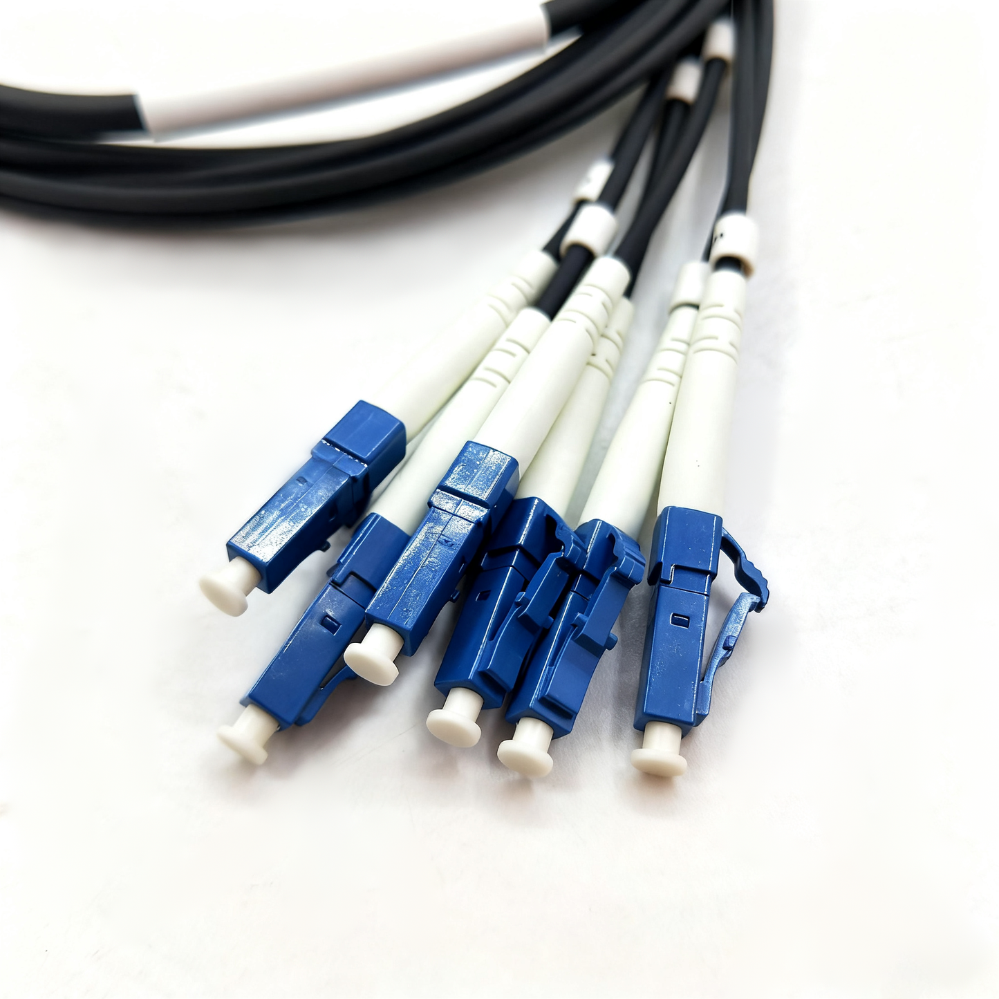 D38999 Series Standard Circular Connectors 6Cores Socket Fiber Optic Cable Assembly