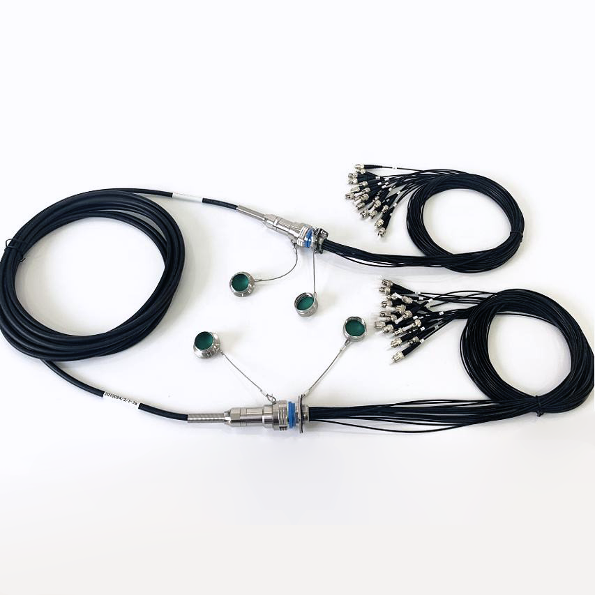 MIL-DTL-38999/26KD18B1N GJB599 /20KD18A1N Series Standard Circular Connectors Plug Fiber Optic Cable Assembly