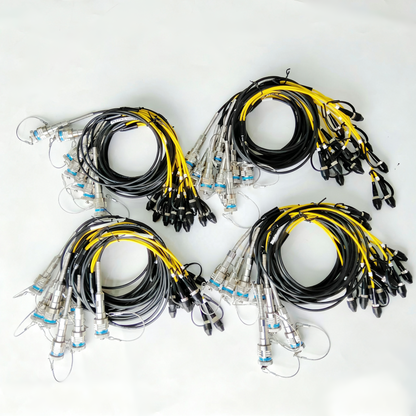 D38999 2Cores Plug and Socket J599/26KA94B1N 2FC fiber optic cable Assembly