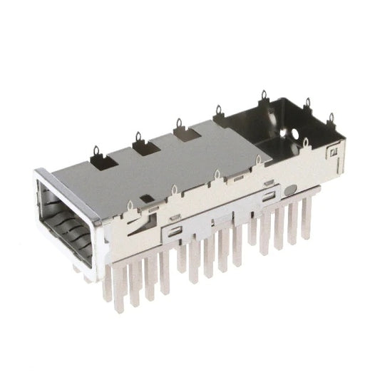 1551892-3 TE ZQSFP+ Cage Assembly With Heat Sink 1 Port 25 Gb/s
