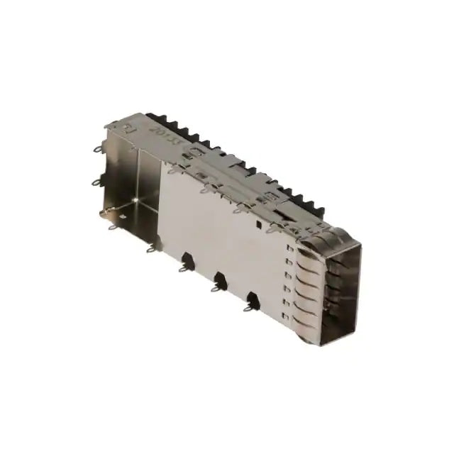 TE 2170704-1 Compatible QSFP28 1×1 Cage Assembly with Internal/External EMI Springs