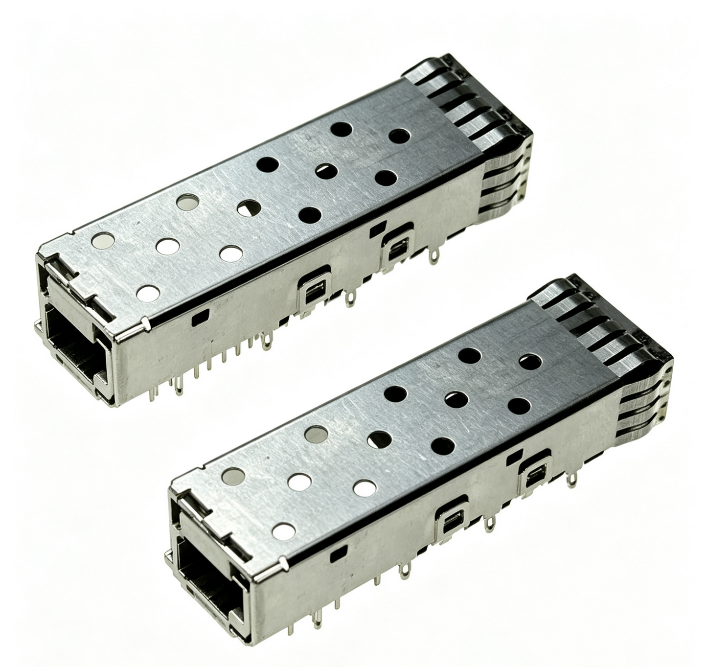 2007215-1 SFP+ Cage Press-Fit Through Hole 16 Gb/s