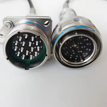 D38999A8/26KG16N ARINC801 Series 16CORES IP67 Waterproof Connectors Fiber Optic Cable Assembly