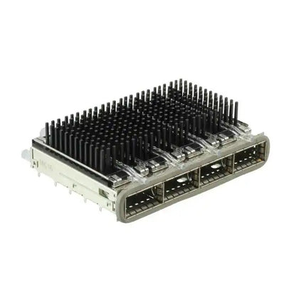 TE 2170785-6 ZQSFP+ Cage Ganged (1 x 4) with Heat Sink Connector Included Lightpipe Elastomeric Gasket