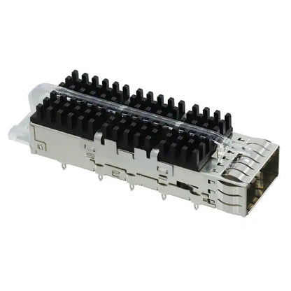 TE 2170705-8 ZQSFP+ Cage with Heat Sink Connector 1x1 Included Lightpipe 28 Gb/s