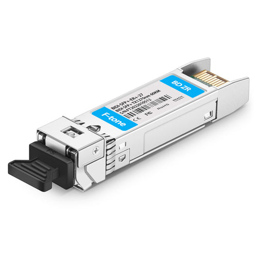 Generic Compatible 10GBASE-BX60-U BiDi SFP+ 1270nm-TX/1330nm-RX 60km DDM LC SMF Transceiver