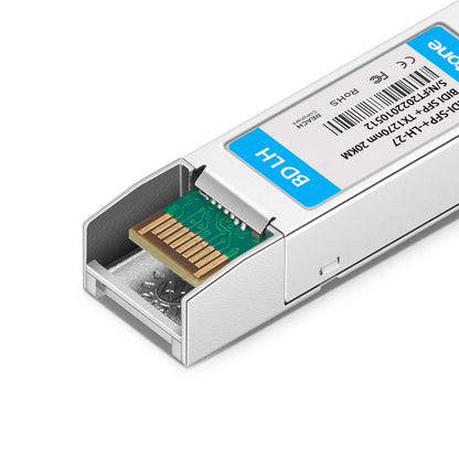 Cisco Compatible 10GBASE-BX20-U BiDi SFP+ 1270nm-TX/1330nm-RX 20km DDM Simplex LC SMF Transceiver Module