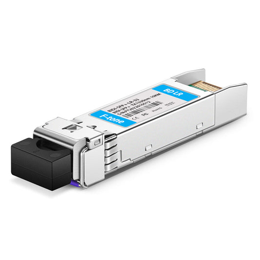 Cisco SFP-10G-BXD-I Compatible 10GBASE-BX10-D BiDi SFP+ 1330nm-TX/1270nm-RX 10km DDM LC SMF Industrial Transceiver Module